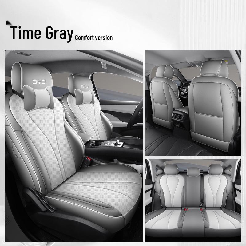 Pernițe pentru scaune auto din piele integrală, pentru toate anotimpurile, pentru BYD Seal 05DM-i - Potrivire universală pentru cinci locuri