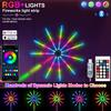 Led Strip USB Colorful Fireworks Light LED Decor RGBIC Atmosphere Light With Bluetooth Voice Control Timing Setting Bar Music R
