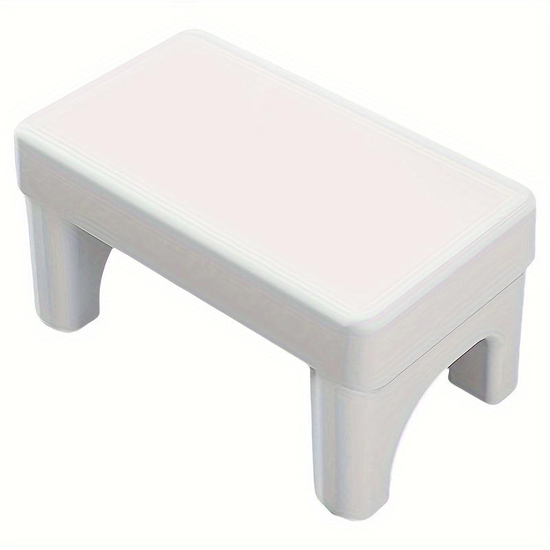 Foldable Plastic Step Stool Portable and Durable Toilet Footstool, Durable Plastic