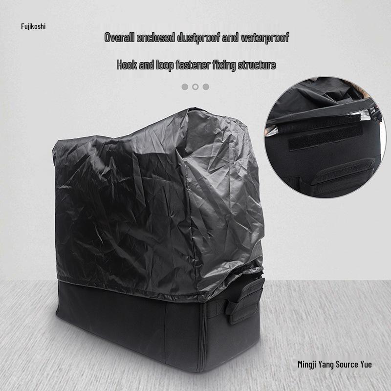 Compact Fabric Folding Bike Storage Box for 14-16 Inch Bikes, Fits Brompton