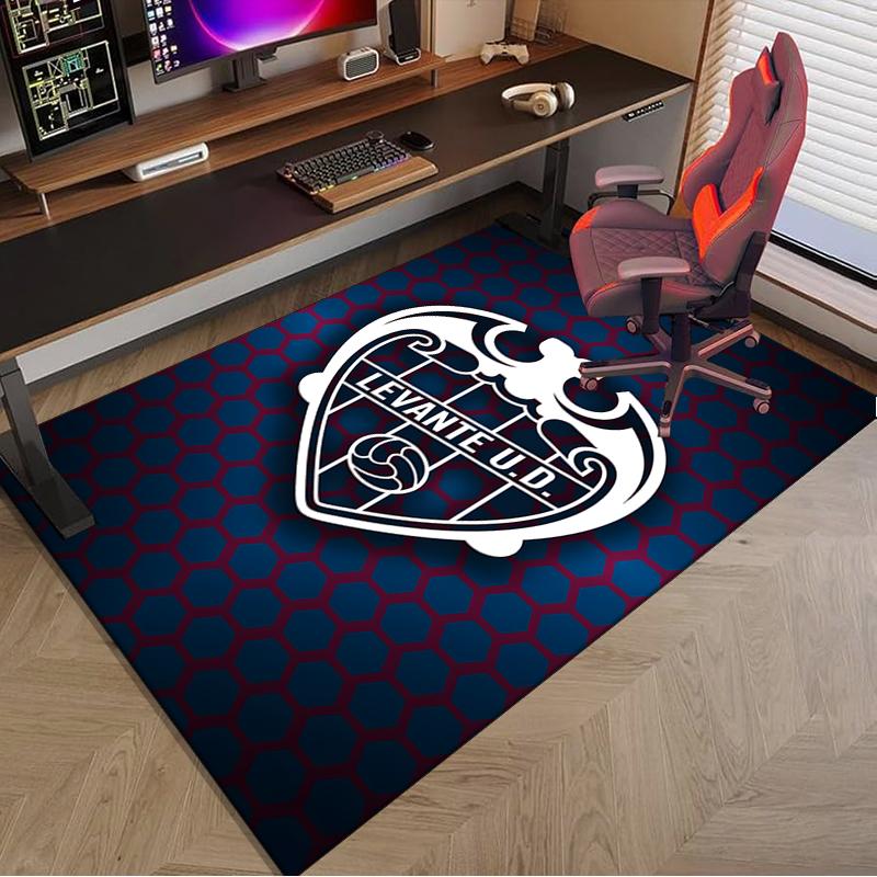 1PC Levante Football Rug Game Carpet, Floor Mat for Bedroom Living Room Entryway Rug, Home Decor Idea Gift for Christmas Birthday