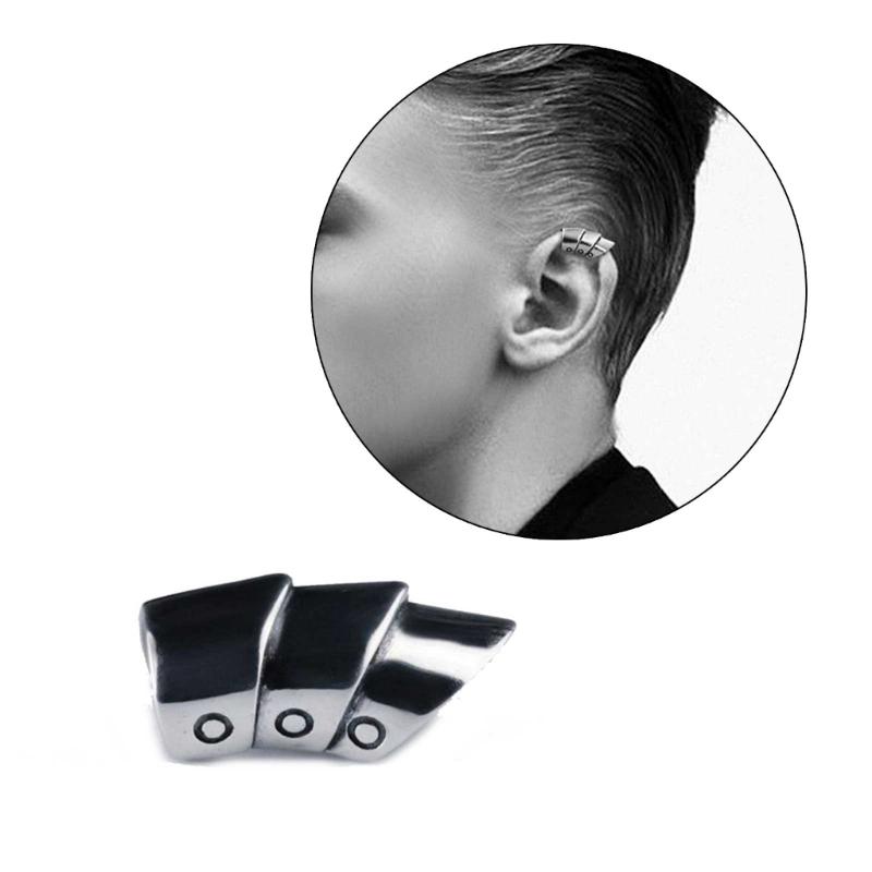 Metal Ear Cuffs Spirals Cartilage Clip on Wrap Punk Earring for Women No Piercing Earring Men Cool Jewelry Wrap Earrings