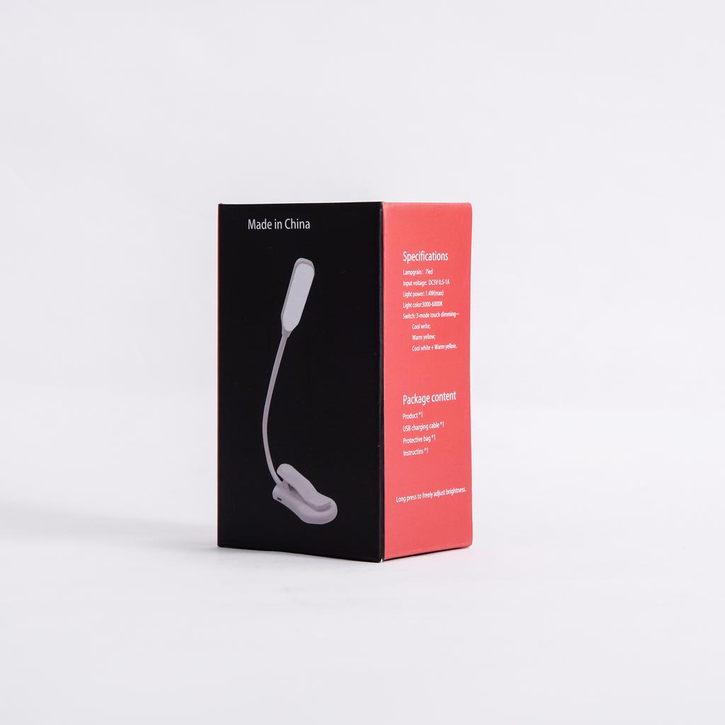 Wholesale High Quality Flexible Small Led Bedside Reading Light With Usb Rechargeable Clip On Led Book Reading Light For