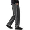 High-end soft waxy chenille twill American heavy casual pants men's autumn straight warm loose wide-leg sweatpants men