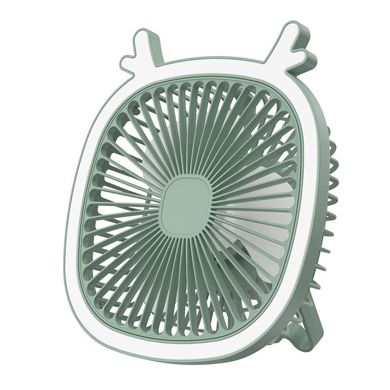 2026 USB Cartoon Desktop & Wall-mounted Fan for Home, Dorm, or Travel