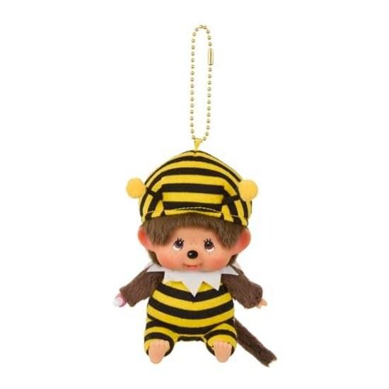 Sekiguchi Monchhichi Face Big SS Keychain Bee 245956 H11W8D6cm Fashion