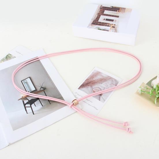 Imitation Women Waist Belt Adjustable Length Leather Belt Fashion Accessory