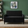 Storage Sofa in Black 122 x 78 x 87 cm Polyester