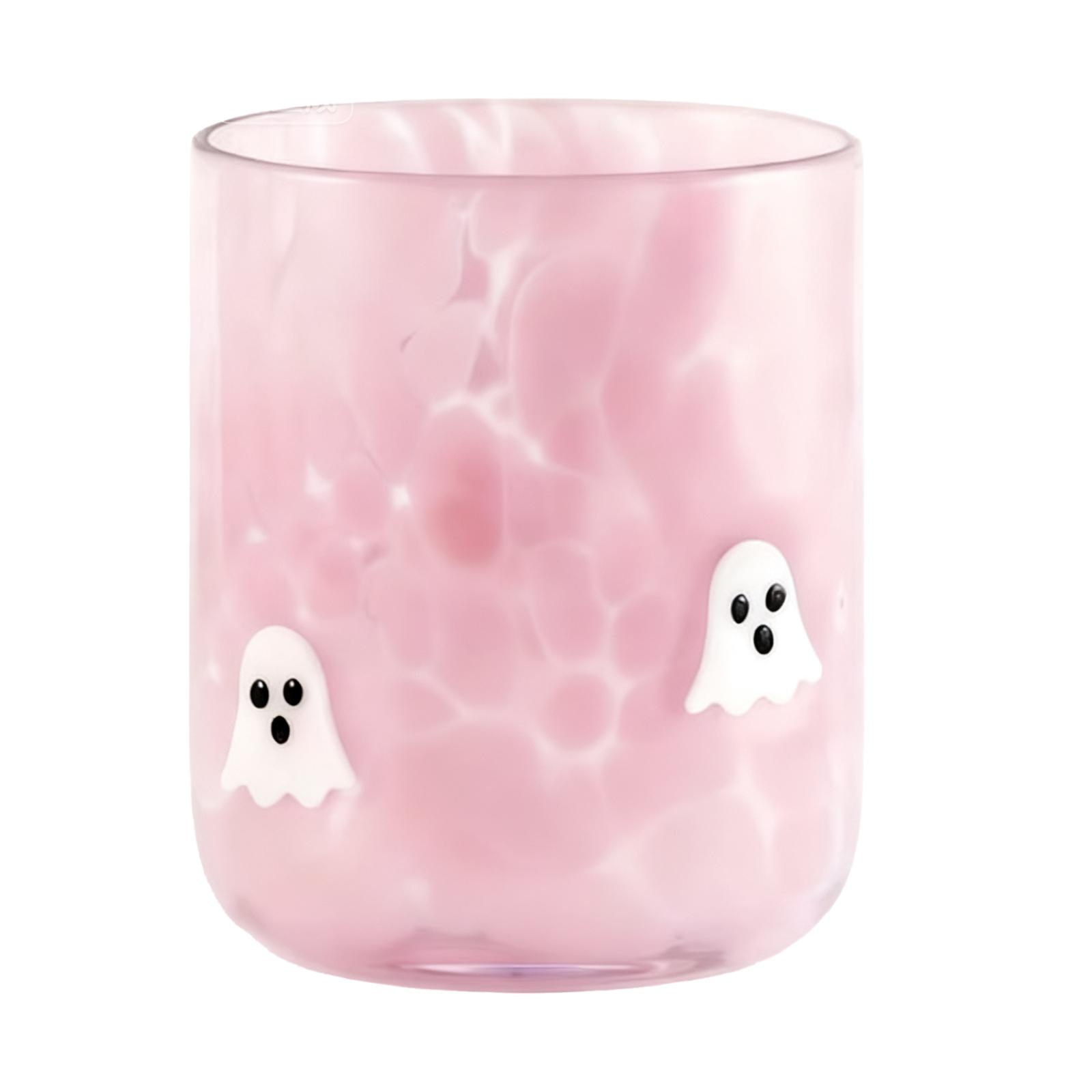 

2 шт. 14 унций Хэллоуин Стеклянные чашки Стакан для сока Старомодные Выдувные Питьевые чашки Милая Жуткая Посуда Подарочный набор для Хэллоуинской вечеринки Декор One Size