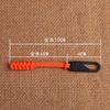 5Pcs Fashion Sport Style Color Braided Rope Replace Zipper Slider Easy Pull Men's Backpack Tool Bag Jacket Personality Zipper