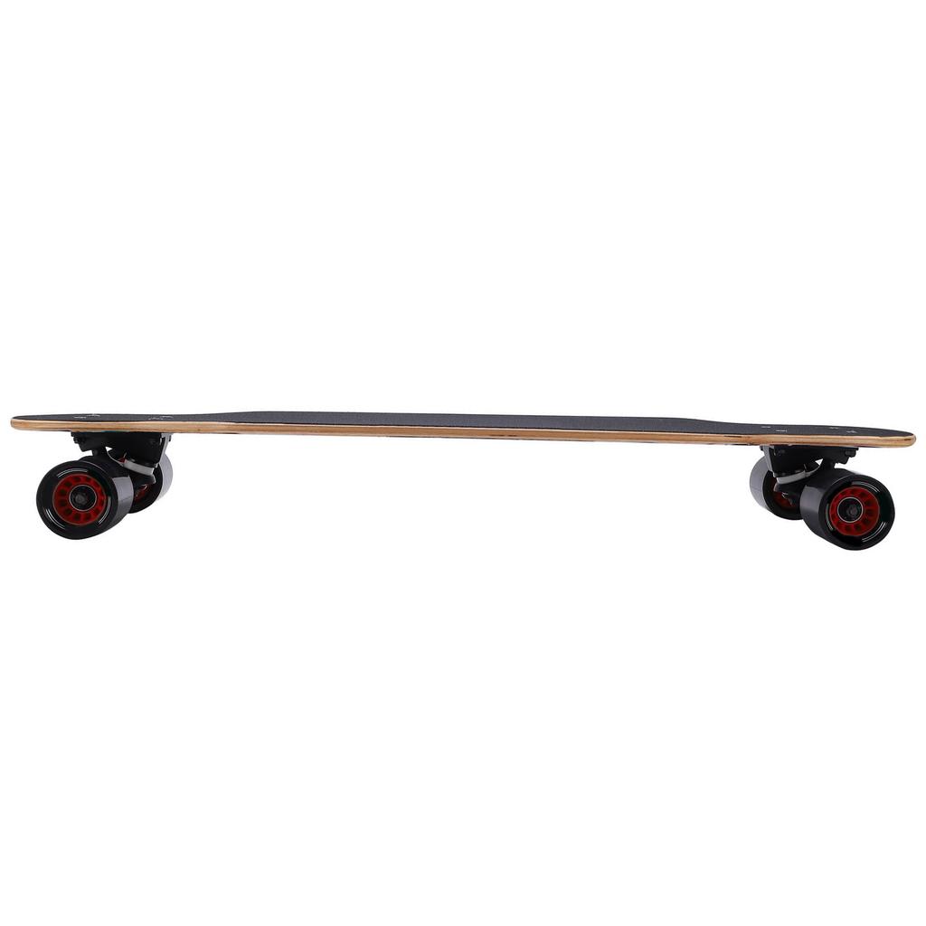 PUENTE Professionelles Longboard mit vier Rädern für Erwachsene, amerikanisches Flaggenmuster, Skateboard