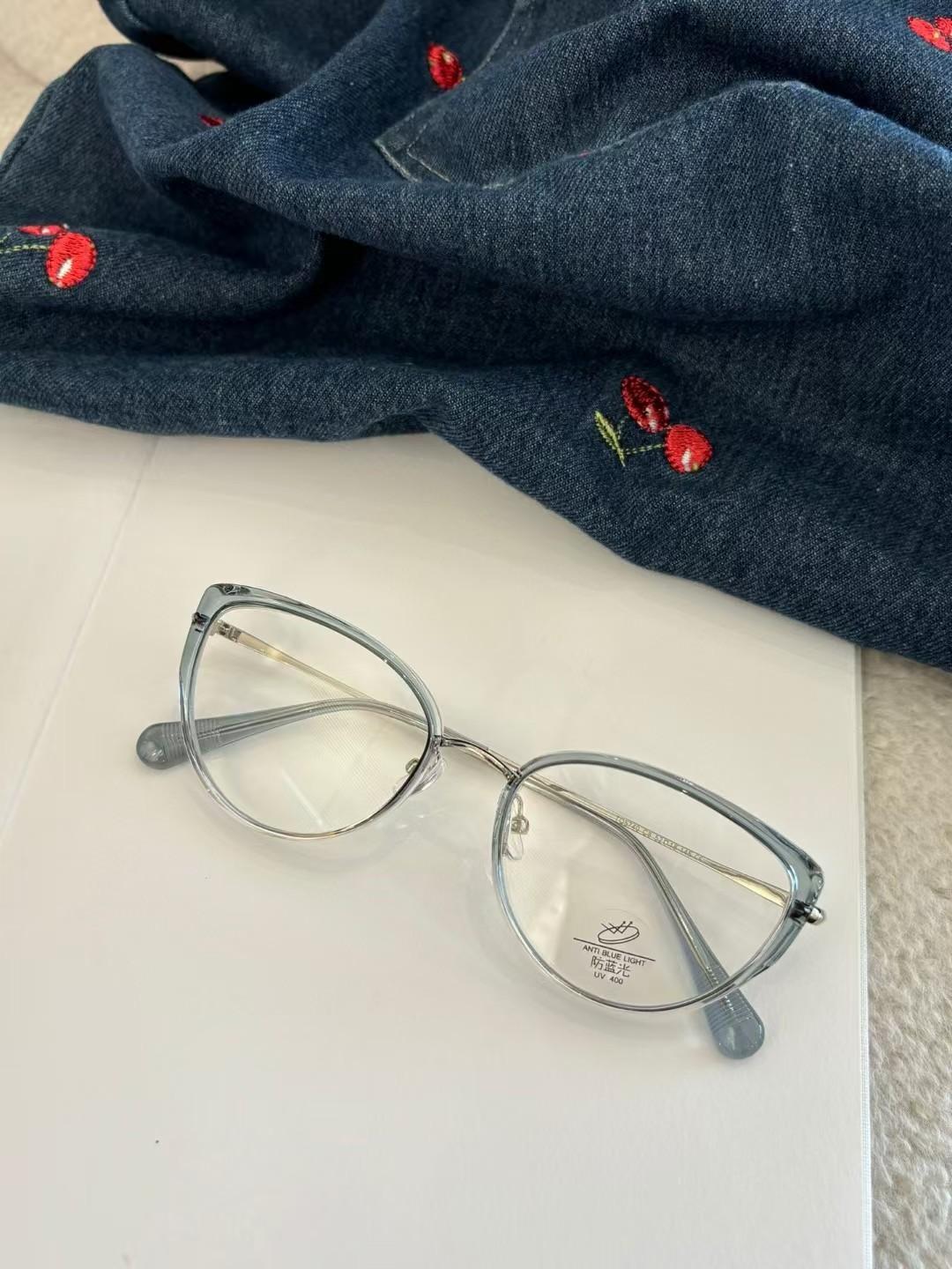 

Оправа для очков Trend Оправа для очков Cat Eye Оправа для очков Anti-Blue Flat Mirror Оправа 5740 синий