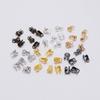 200pcs/lot Connector Clasp Ball Chain Calotte End Crimps Beads Connectors For Jewelry Making Findings DIY Accessories Supplies