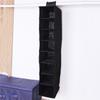 Luxurious Black 6-layer Narrow Cube-shaped Bedroom Storage Organizer