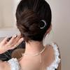 1Pc acrylic U-shaped hairpin, women's back head disc hairpin, simple hairpin, women's hair accessories