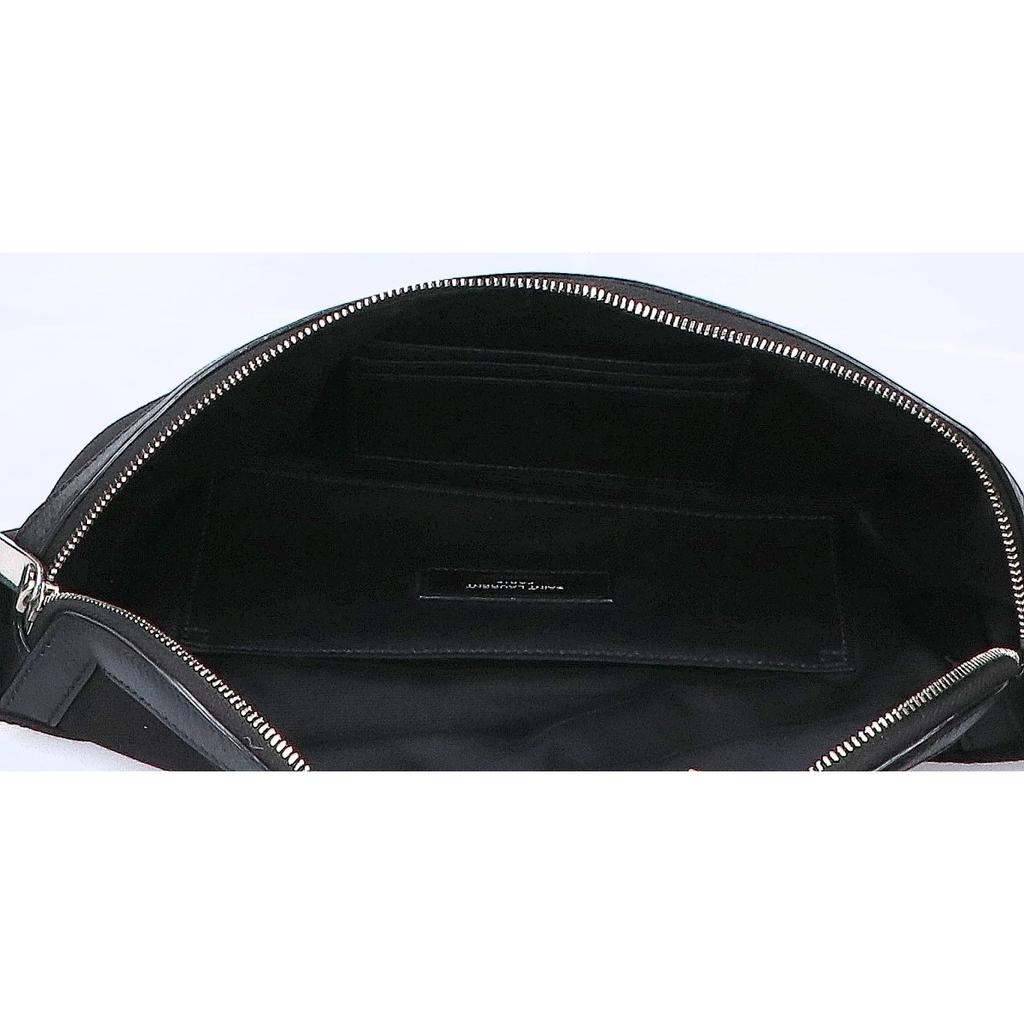 SAINT LAURENT PARIS [Excellent Condition] 557831 Canvas/Leather Belt Bag Waist bag blackUsed