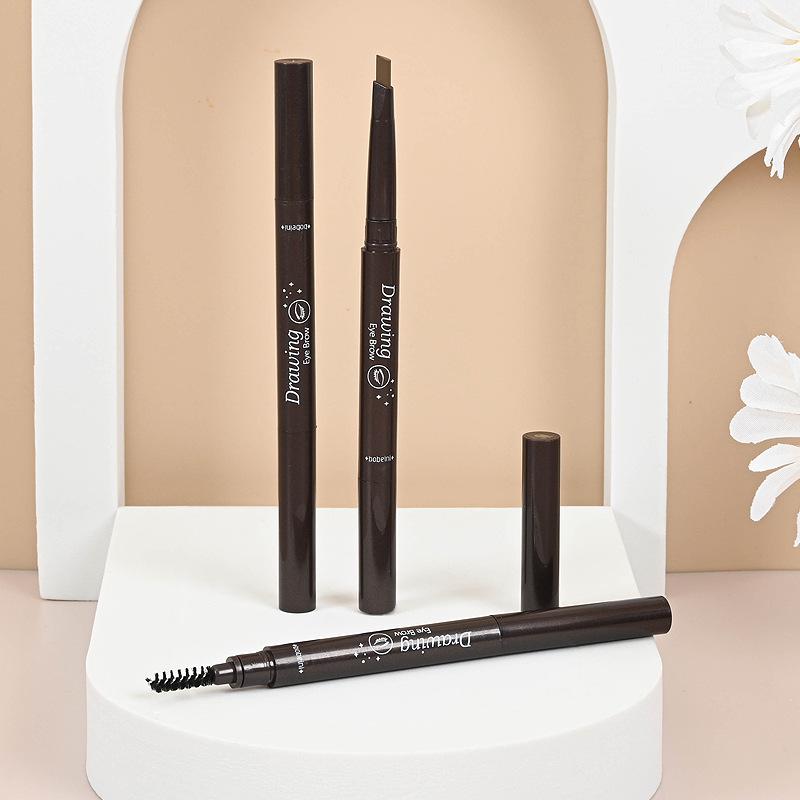 BoBeni Ultra-Fine Double-Ended Long-Lasting Waterproof Smudge-Proof Eyebrow Pencil for Natural Definition