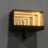 1/2Pcs LED Light-up Car Garage Key Hanger Wall Mount Mirror Garage Key Holder Home Office Entryway Decorative Key Hook Rack