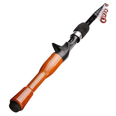 Ultra-short Section Sea Rod Portable Telescopic Small Sea Rod Lure Fishing Rod 1.3-1.8m Carbon Spinning Casting Baitcasting Light Travel Lure Rod