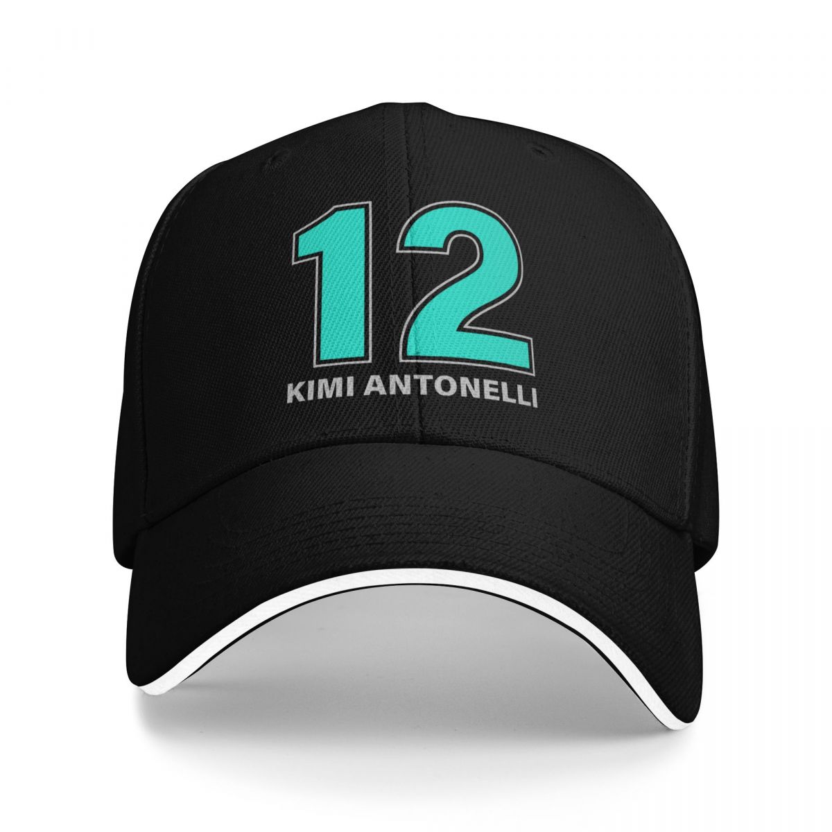 Baseballkappen Kimi Antonelli KA12 2026 Individuell FeUnisex Unisex Outdoor Sommerkappen One Size black