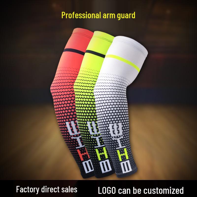 Unisex Summer Cycling Arm Sleeves: Sun Protection Ice Silk for Outdoor Sports QX007