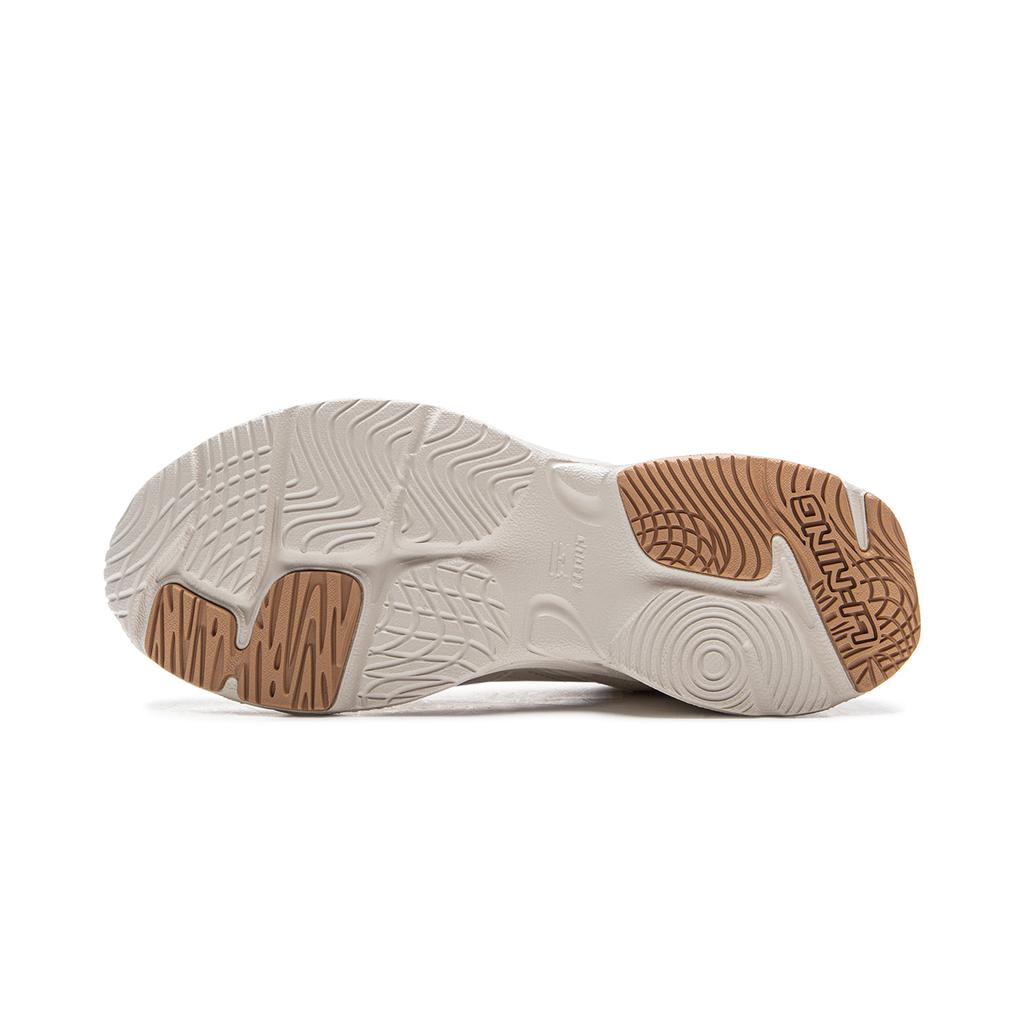 Li Ning LN DEFENDER Cushioning Slip Resistant Abrasion Resistant Height Increasing Rebound Mid top Casual Shoes Women's AGCV396-2