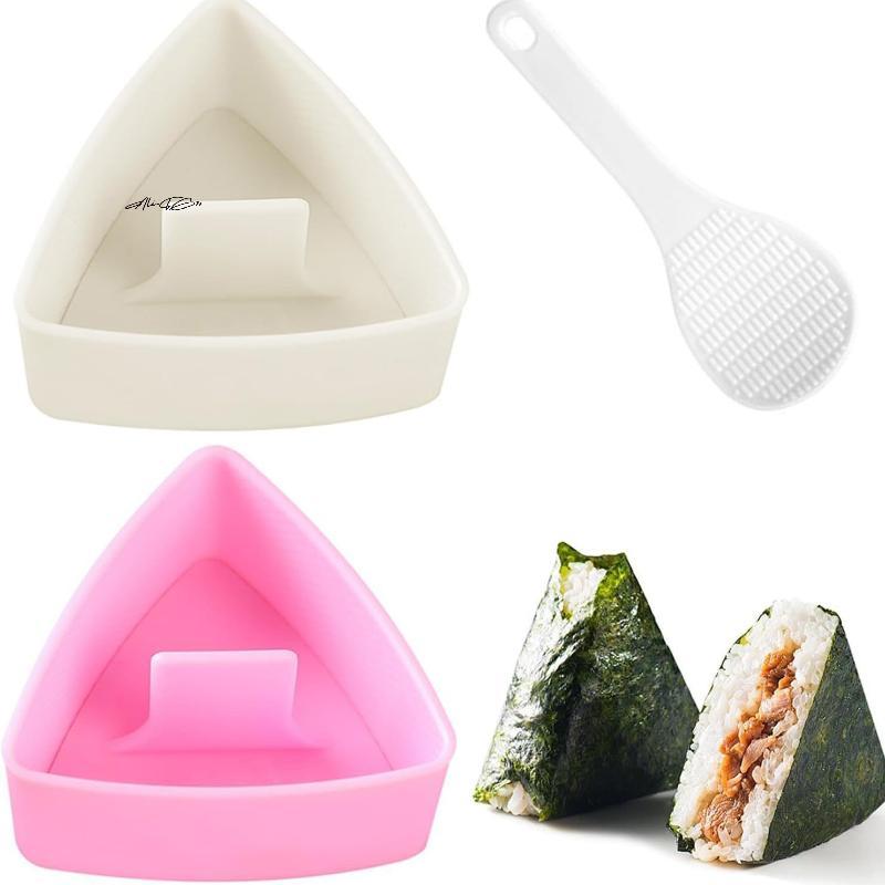4-5Pcs Onigiri Mold Kit Home Kitchen Sushi Press DIY Bento Accessories for Rice Balls Food Utensils
