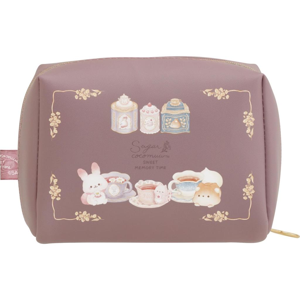Sugar Cocomoo Memory Pouch CA63601 H100 x W140 x D80mm San-X "Sweet Time" Size