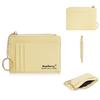 Cartera Delgada para Mujer con Múltiples Ranuras para Tarjetas y Billetera para Monedas