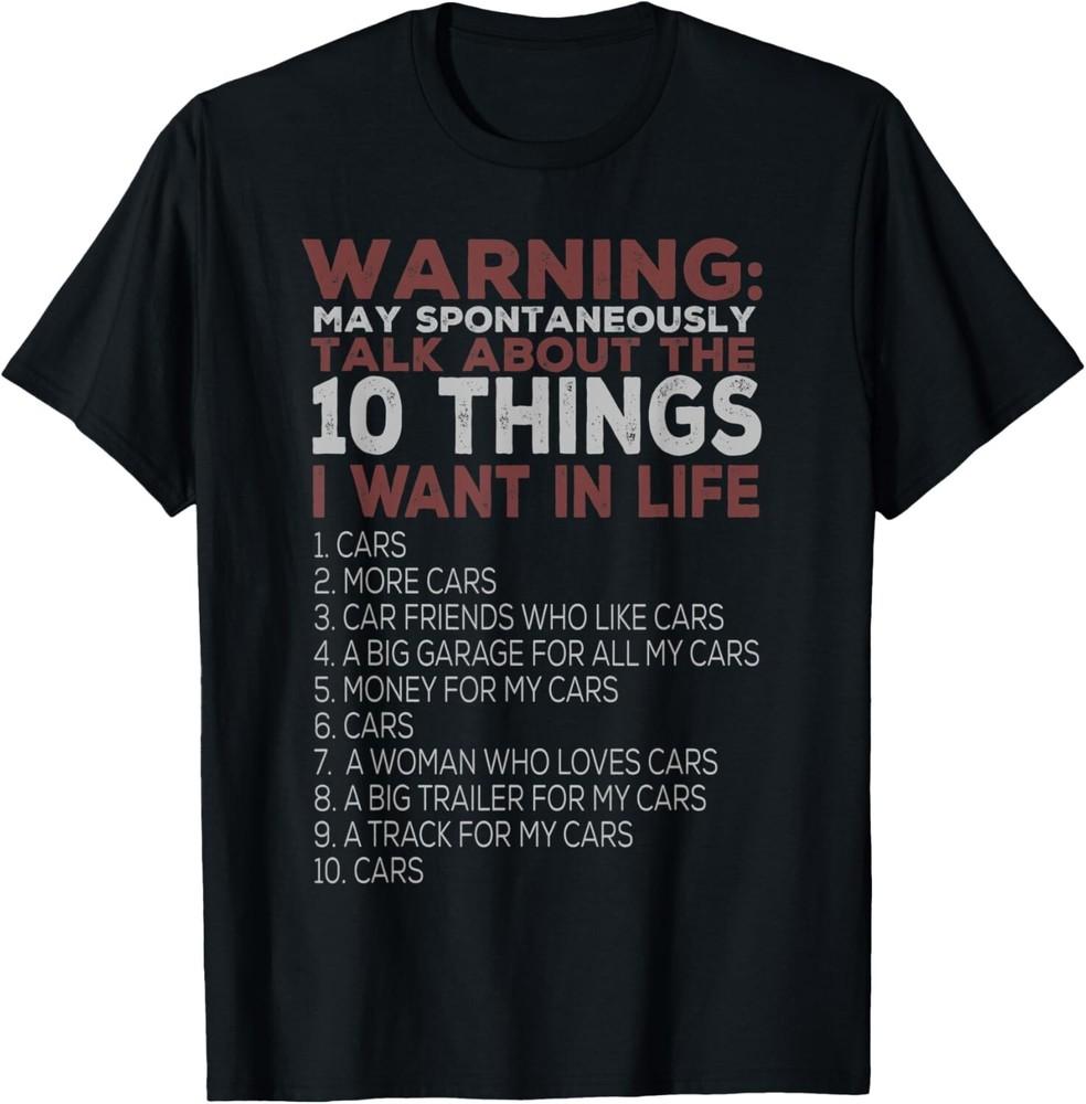 

Funny Cool Mechanic Gifts Car Enthusiast Gifts for Men Talk Gift Unisex T-Shirt L