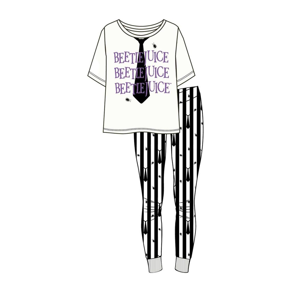 Beetlejuice Womens/Ladies Pyjama Set