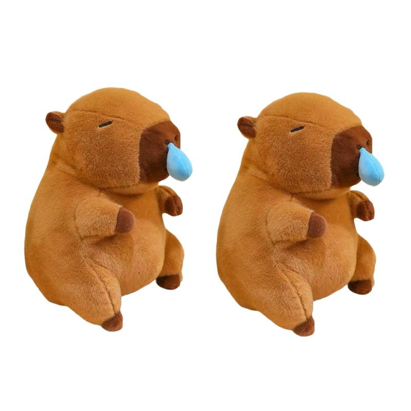 1-3pcs Big Snot Capybara Plush Toy Cute Capibara Stretch Snot Funny Fluffy Doll Kawaii Stuffed Animals Birthday Gift Home Decor