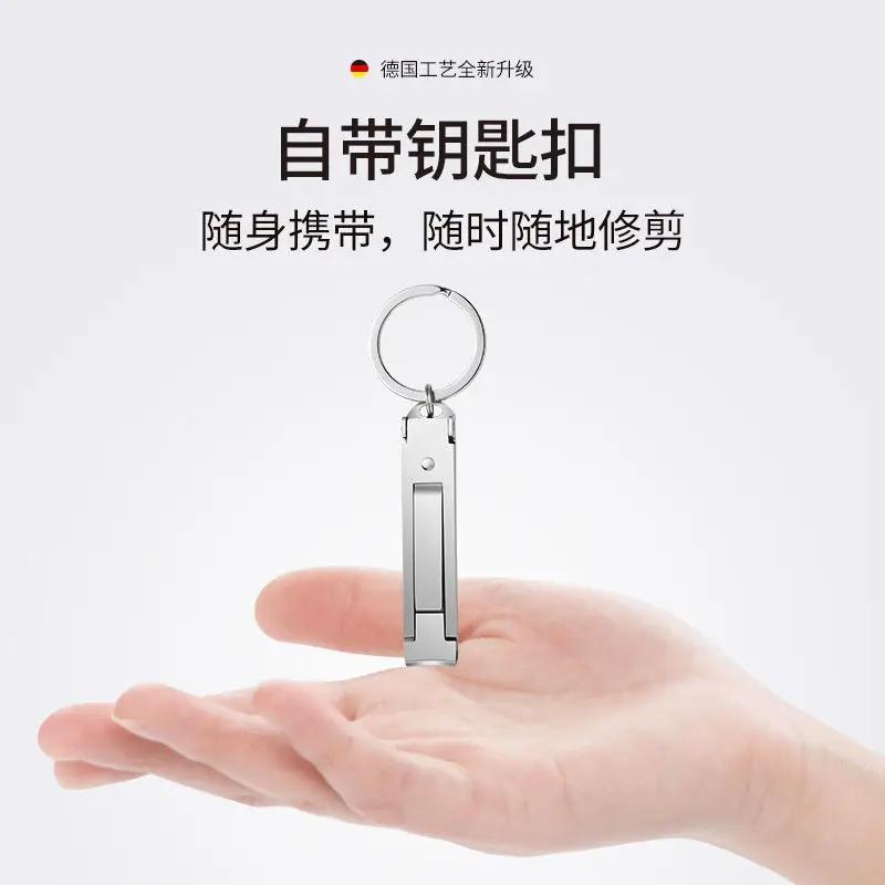 Xiaomi Youpin Foldable Ultra-thin Portable Stainless Steel Nail Toe Cutter  Scissor Manicure Pedicure Tool Fingernail Clipper