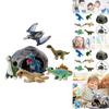 Plush Dinosaur Toy Bracgiosaurus Pterosaur Storage House Kids Christmas Gift