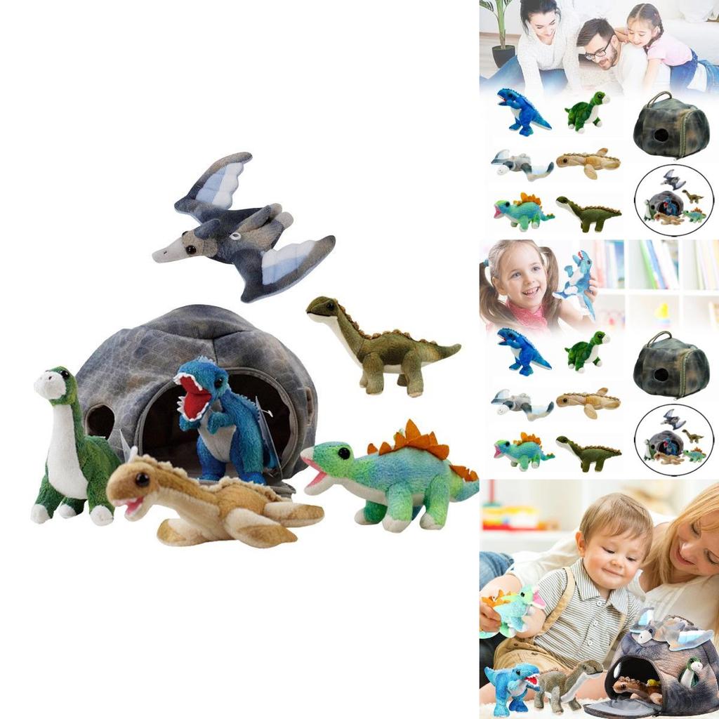 Plush Dinosaur Toy Bracgiosaurus Pterosaur Storage House Kids Christmas Gift