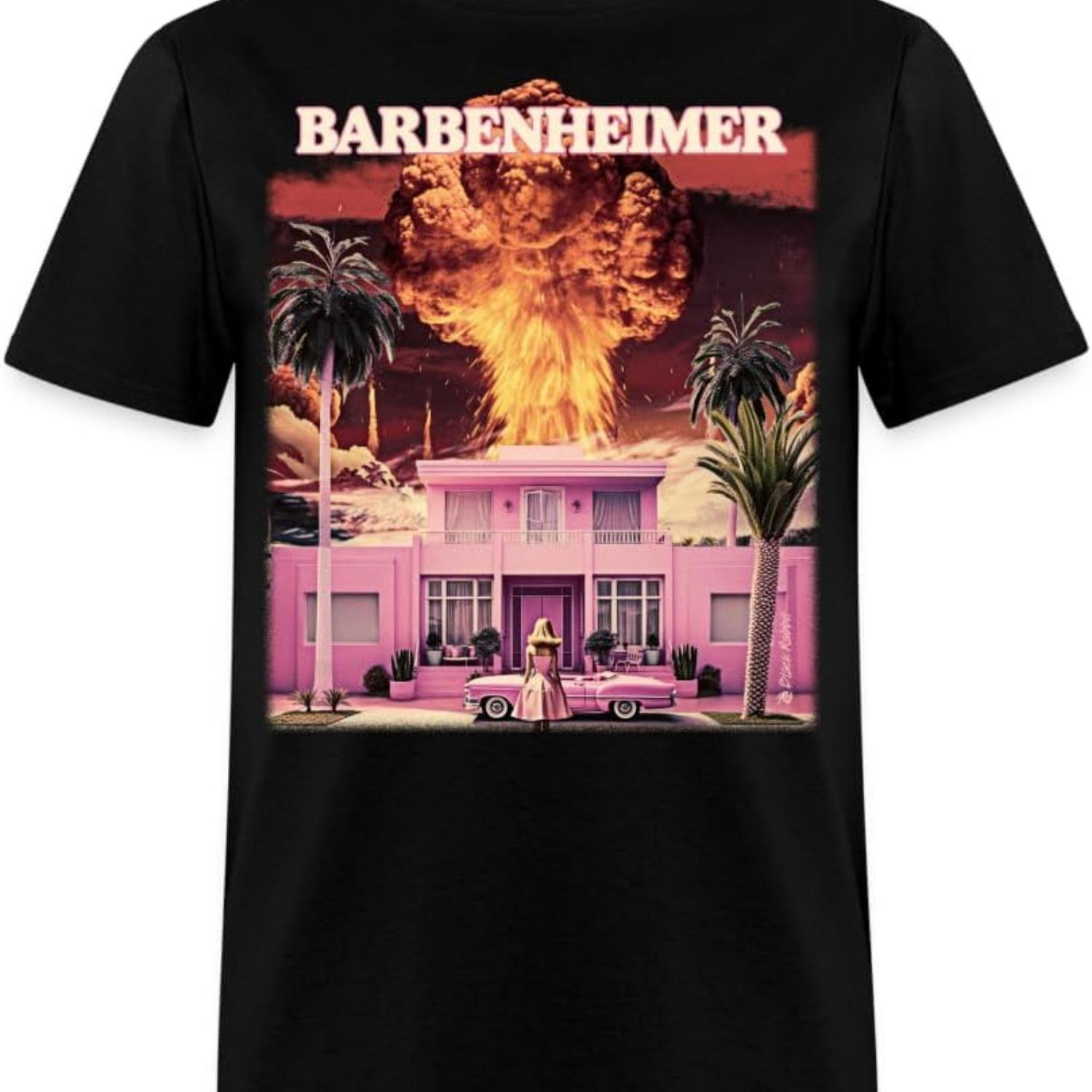 

Barbenheimer Dream House Funny Meme Unisex Classic T-Shirt XXXXXL чёрный