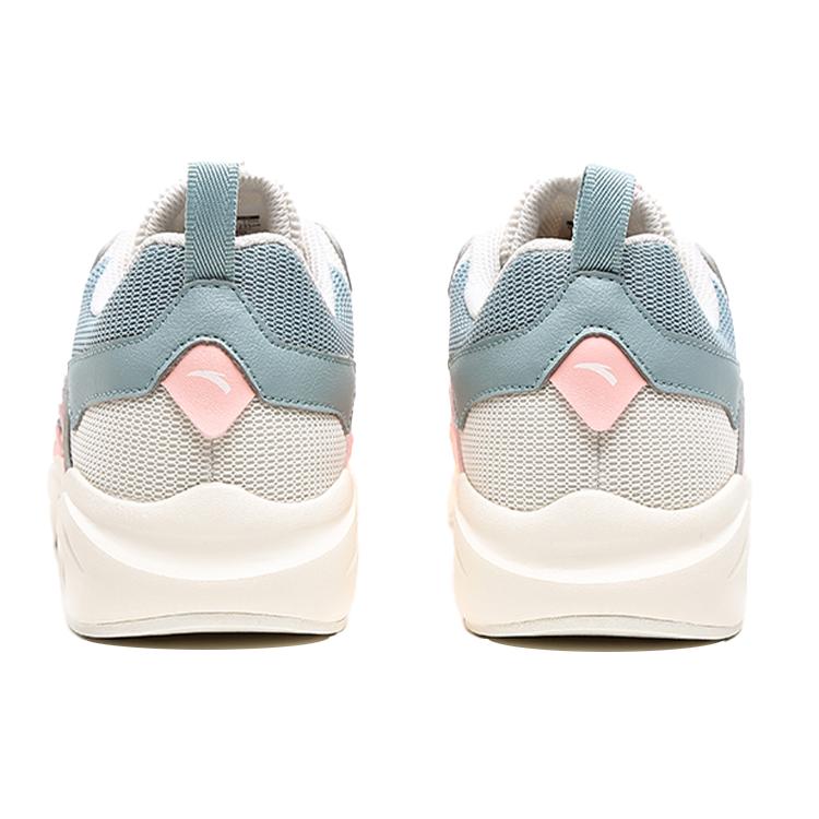 Anta Running Collection Sports Slip Resistant Abrasion Resistant Low top Running Shoes Women's White Pink Cyan 122025529R-1