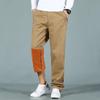Men's Winter High Waist Thick Pants Plus Size Loose Thermal Lined Pockets Working Warm Fleece Pants