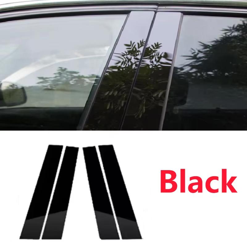 

Для VW Volkswagen Golf 5 Аксессуары 2003-2009 2007 4 шт. Черные Накладки на стойки кузова B C Наклейки Аксессуары чёрный