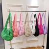 Pleated Cloud Bag 2025: Large Cotton Tote, Korean Style Crossbody & Shoulder Bag