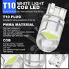 20Pcs Car Light BulbsT10 LED COB 6000K W5W White Interior Light Dome Lamp Auto Turn Signals Lamps Kit