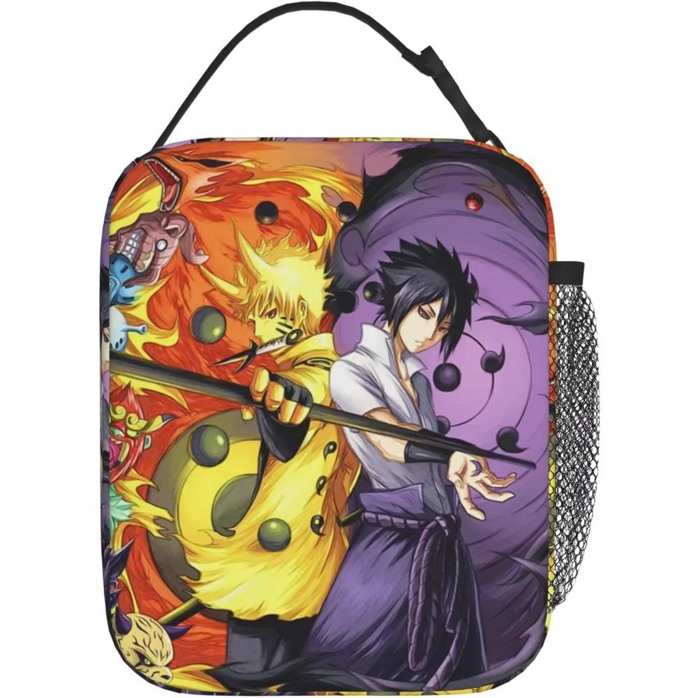 Kreslené Anime Izolované Obědové Tašky Opakovaně Použitelné Přenosné Izolované Nákupní Tašky Termo Chladicí Taška pro Školu Práci Venkovní Piknik Pláž