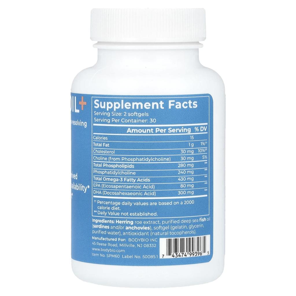 Fish Oil+, 60 Softgels