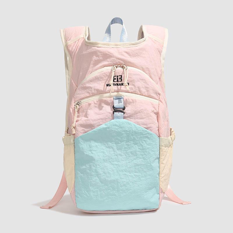 Dopamine Color Casual Backpack: Versatile, Large Capacity for Outdoor Travel & Commuting