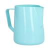 600ml Pointed Mouth Milk Frothing Pitcher Stainless Steel Thickened Milk Frother Cup for HomeBlue