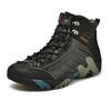 Winter Cotton Shoes for Men High-Top Outdoor Hiking with Plush Insulation Casual Short Boots Men with Waterproof Snow Boots