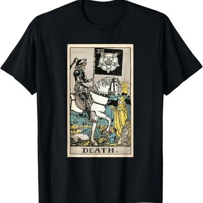 T-shirt Carte de Tarot de la Mort XIII (Design vintage) T-shirt