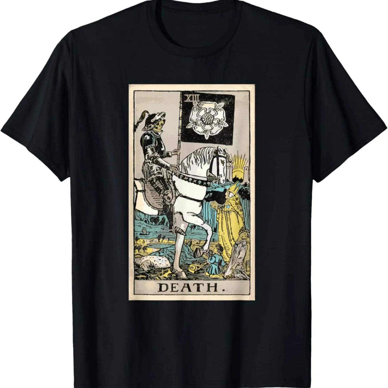 

Death Tarot Card XIII T-Shirt (Vintage Design) T-Shirt XXXXXL чёрный