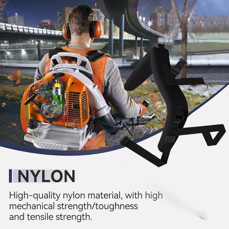 2pcs Shoulder Straps for BR500 BR550 BR600 BR700 Blowers Even Load Support Ergonomic Shape Long Last Nylon Shoulder Belt