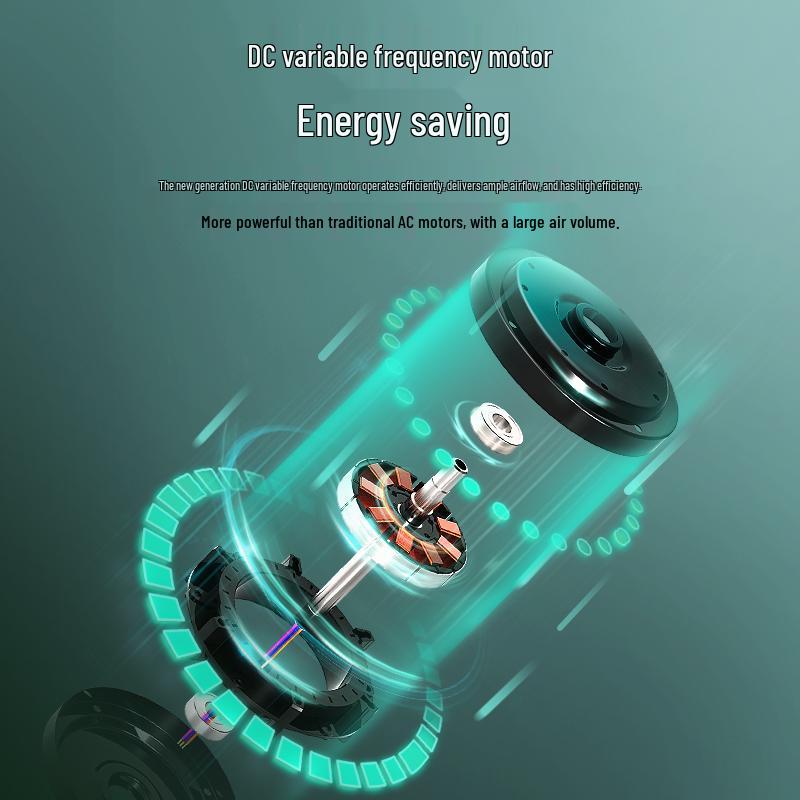 Smart Energy-Saving Ceiling Fan with Silent Remote Control and Eye-Friendly Light for Bedroom or Dining Room